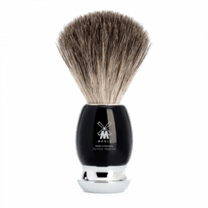 Chic Décontracté blaireau gris premier choix resine noir muhle tempsdunrasage.png