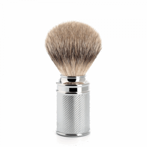 Chic Décontracté blaireau pur argente chrome metallique muhle tempsdunrasage.png